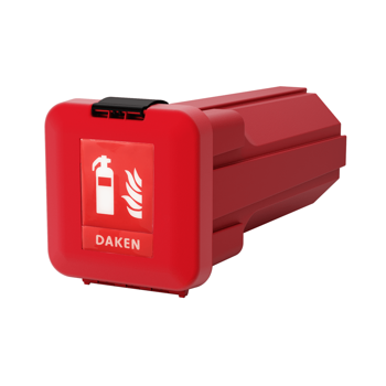 Daken szafka na gaśnicę 6kg Skrzynka Sliden Czerwona 82412 pozioma